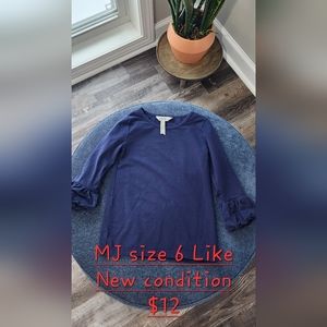 Matilda Jane size 6 long sleeve shirt